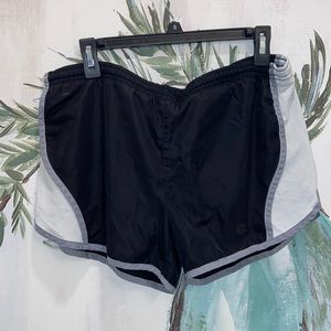 Small Colosseum Dri Gear Shorts in Black and White